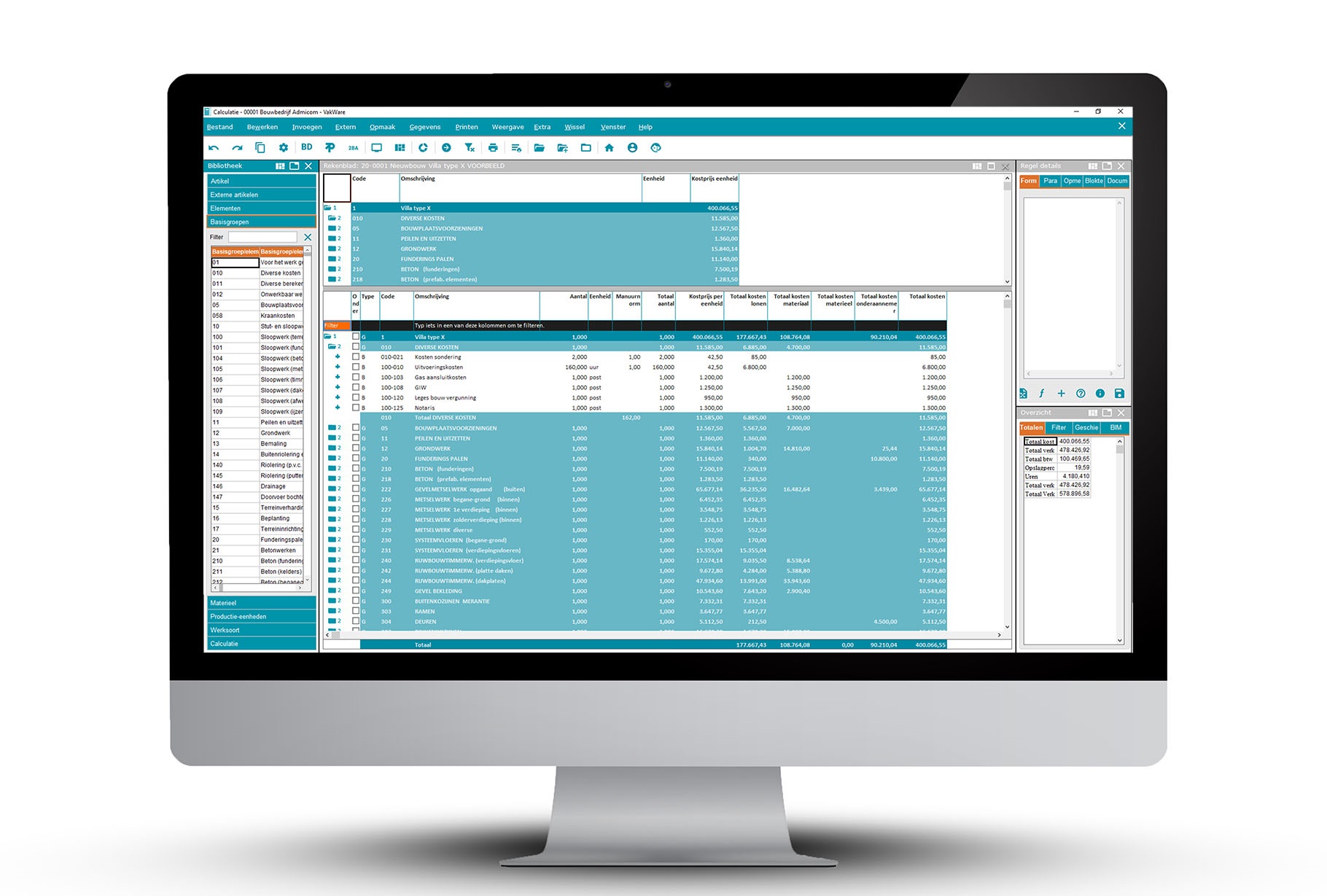 Monitor met calculatiepro | Admicom